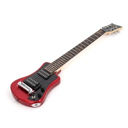 Hofner Shorty Deluxe - Red (Non CITES)-3
