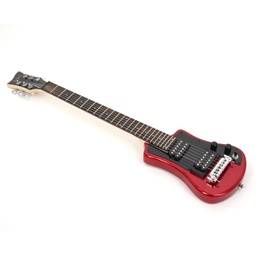 Hofner Shorty Deluxe - Red (Non CITES)-5